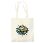 Baumwolltasche Küstenliebe #602 blau-gold