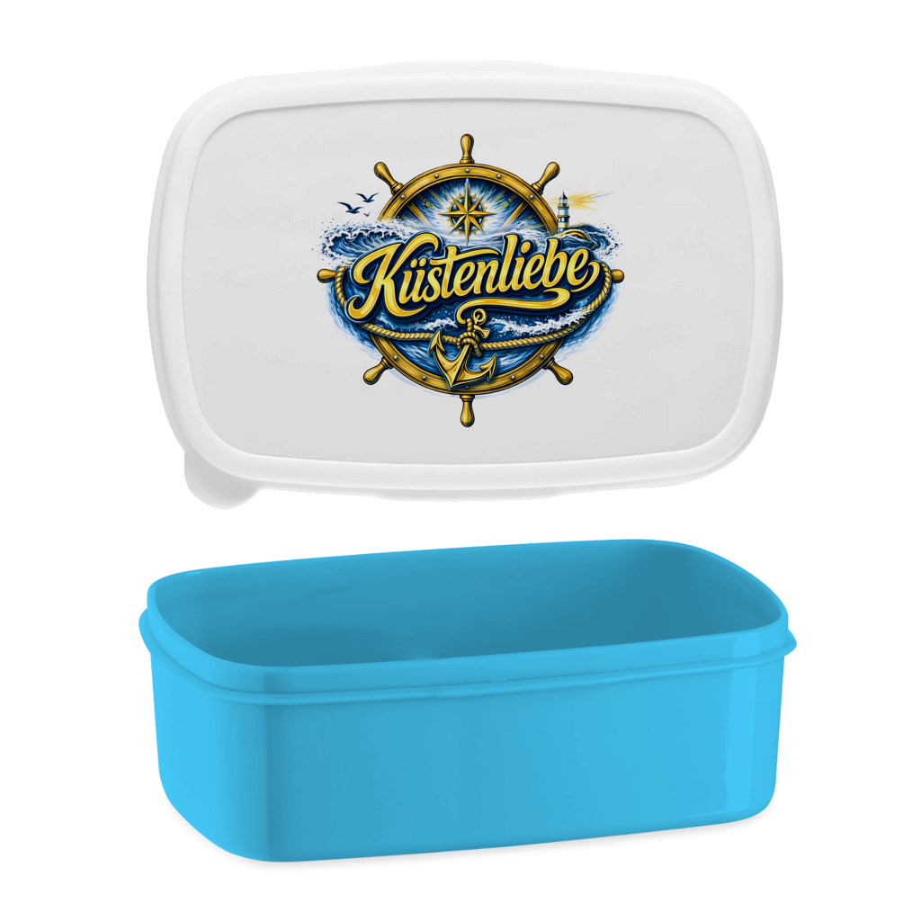 Lunchbox Küstenkind   Küstenliebe #602 blau-gold