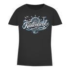 T-Shirt Damen Küstenliebe #602 blau-silber