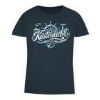 T-Shirt Damen Küstenliebe #602 blau-silber