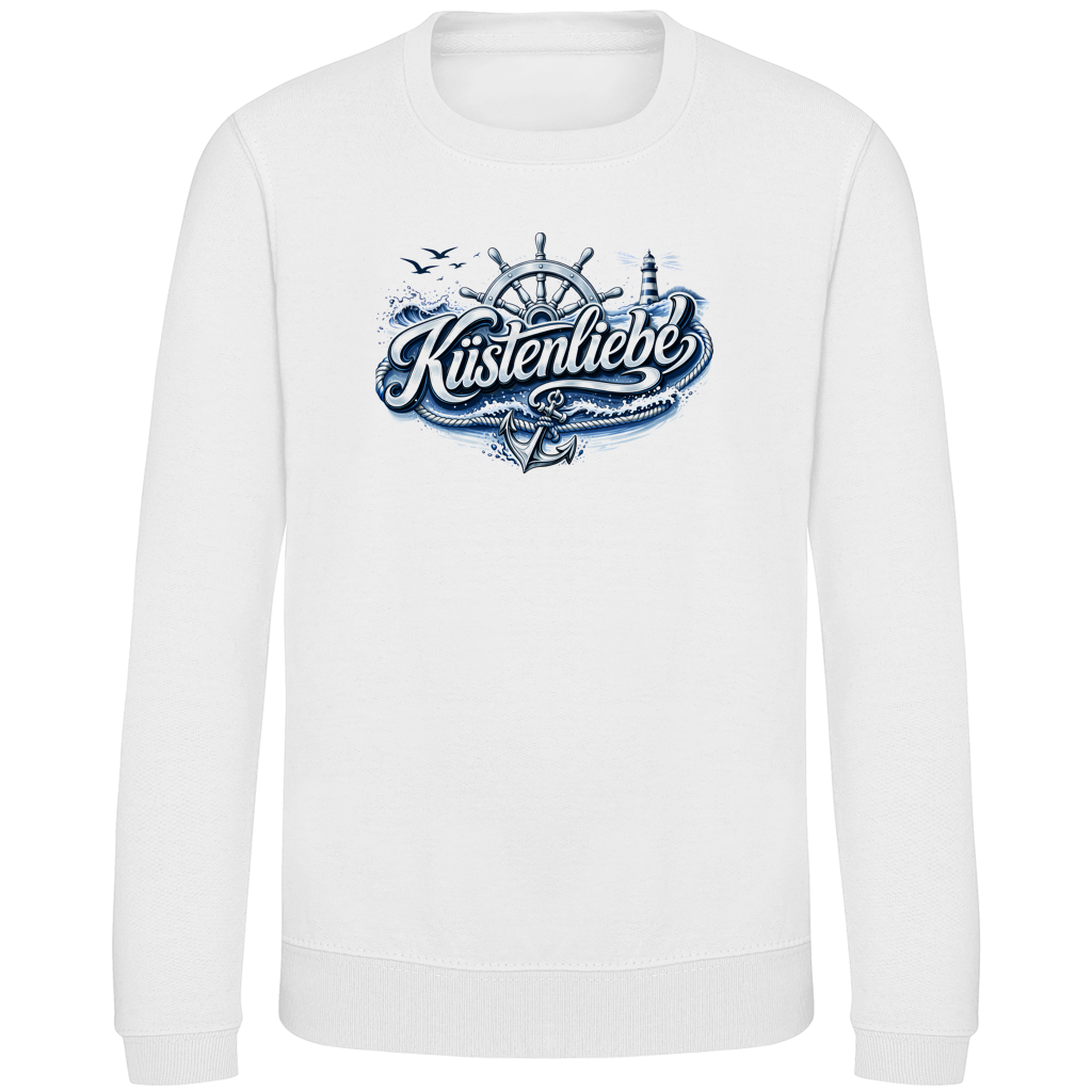 Sweatshirt Kinder Küstenliebe #602 blau-silber