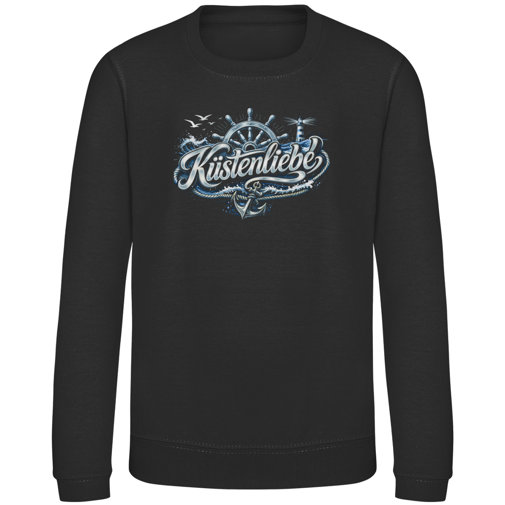 Sweatshirt Kinder Küstenliebe #602 blau-silber