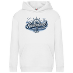 Hoodie Kinder  Küstenliebe #602 blau-silber
