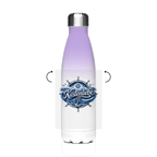 Edelstahl-Thermoflasche Küstenliebe #602 blau-silber