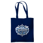 Baumwolltasche Küstenliebe #602 blau-silber