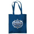 Baumwolltasche Küstenliebe #602 blau-silber