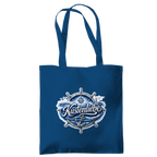 Baumwolltasche Küstenliebe #602 blau-silber
