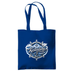 Baumwolltasche Küstenliebe #602 blau-silber