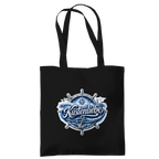 Baumwolltasche Küstenliebe #602 blau-silber