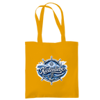 Baumwolltasche Küstenliebe #602 blau-silber