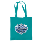 Baumwolltasche Küstenliebe #602 blau-silber
