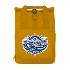 Rucksack mit Seitentasche  Küstenliebe #602 blau-silber Gr. S