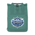 Rucksack mit Seitentasche  Küstenliebe #602 blau-silber Gr. S