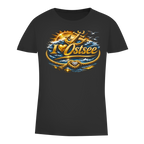 T-Shirt Damen  love Ostsee #607 gold