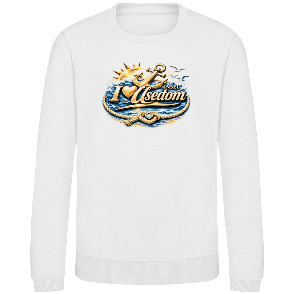 Sweatshirt Kinder  love Ostsee #607 gold