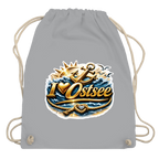 Kordelrucksack  love Ostsee #607 gold