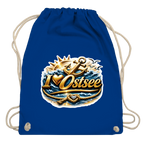Kordelrucksack  love Ostsee #607 gold