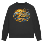 Sweatshirt Damen love Rügen #607 gold
