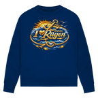 Sweatshirt Damen love Rügen #607 gold