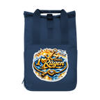 Rucksack mit Seitentasche   love Rügen #607 gold  Gr. L