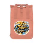 Rucksack mit Seitentasche   love Rügen #607 gold  Gr. L