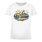 T-Shirt Damen love Usedom #607 gold