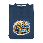 Rucksack mit Seitentasche  love Usedom #607 gold  Gr. S