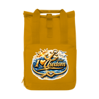 Rucksack mit Seitentasche  love Usedom #607 gold Gr. L