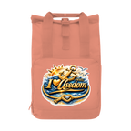 Rucksack mit Seitentasche  love Usedom #607 gold Gr. L