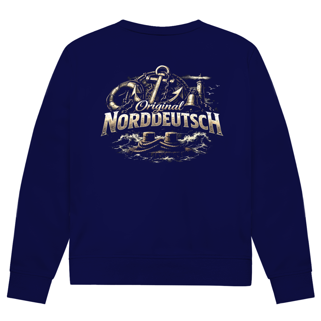 Sweatshirt Herren   Original NORDDEUTSCH #604 - beidseitiger Druck