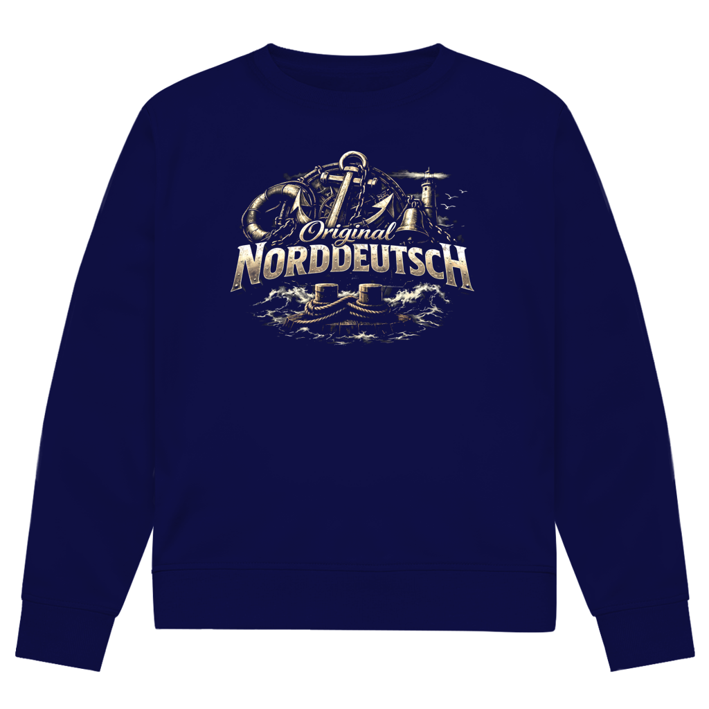 Sweatshirt Herren   Original NORDDEUTSCH #604 - beidseitiger Druck