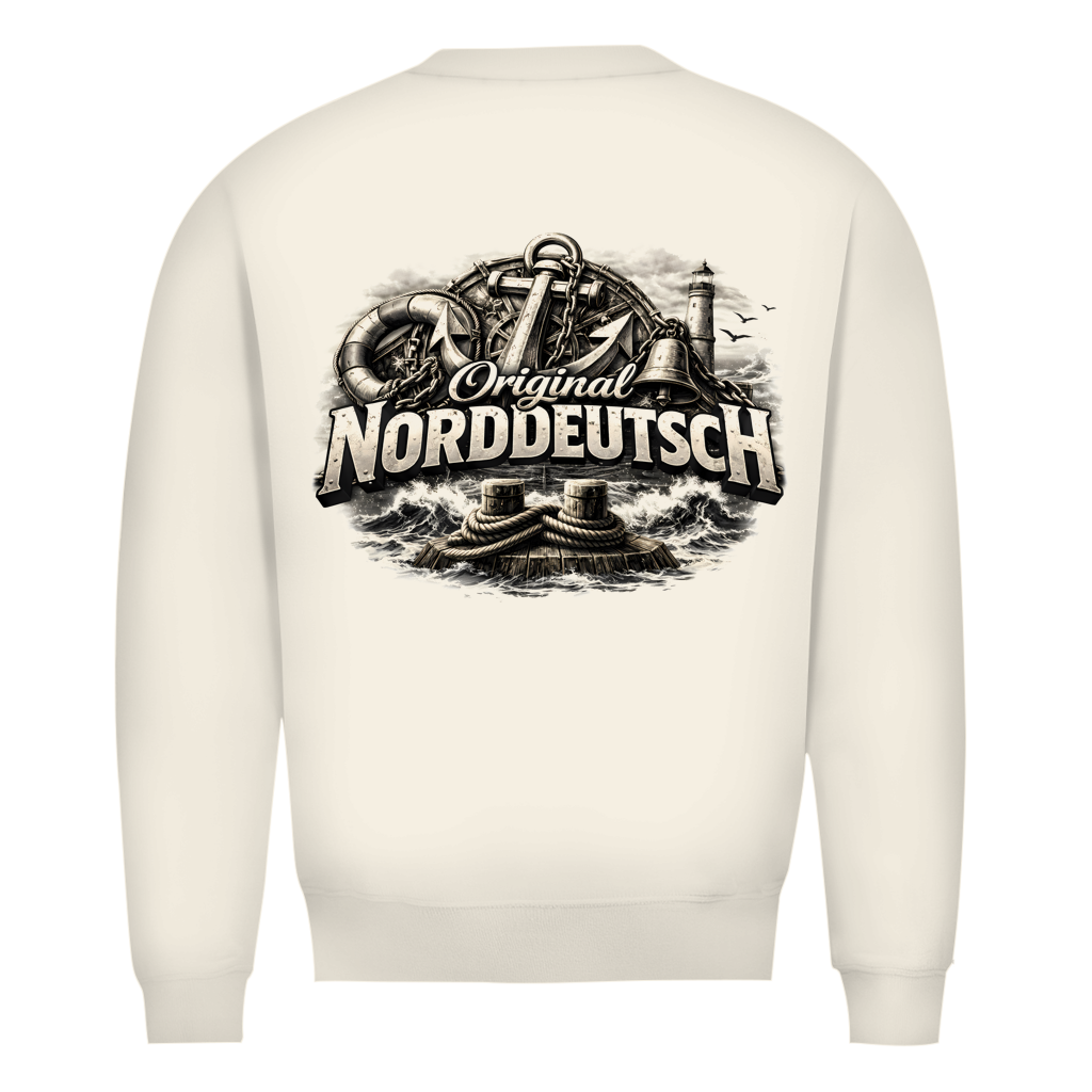 Sweatshirt Herren   Original NORDDEUTSCH #604 - beidseitiger Druck