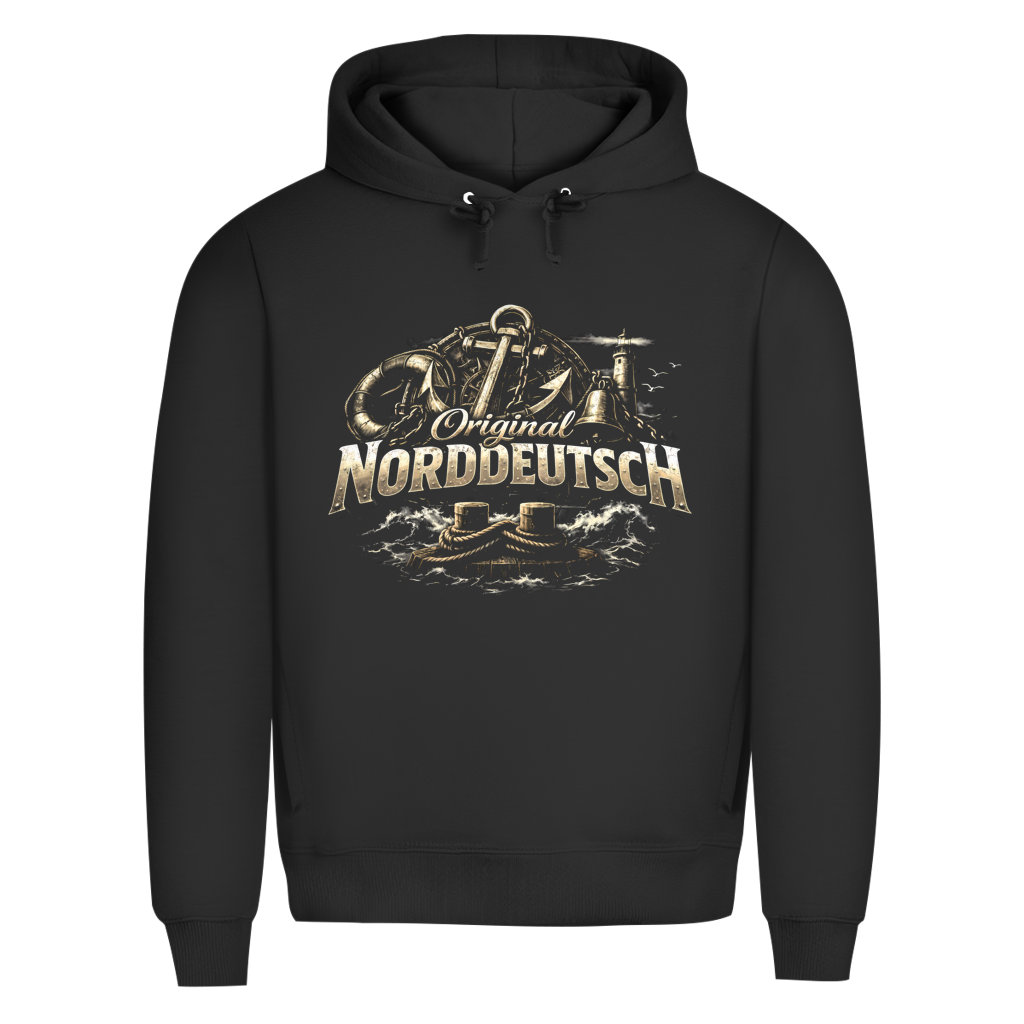 Hoodie Herren   Original NORDDEUTSCH #604 - einseitiger Druck