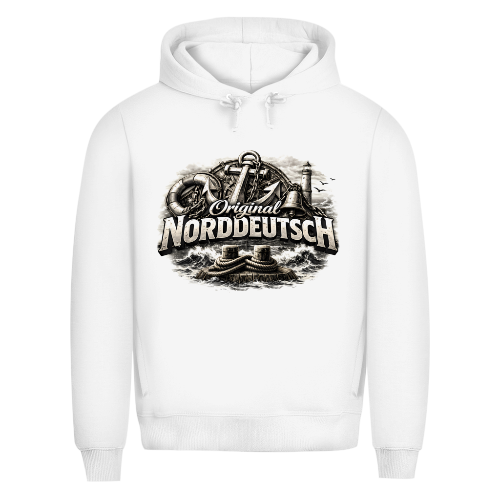 Hoodie Herren   Original NORDDEUTSCH #604 - einseitiger Druck