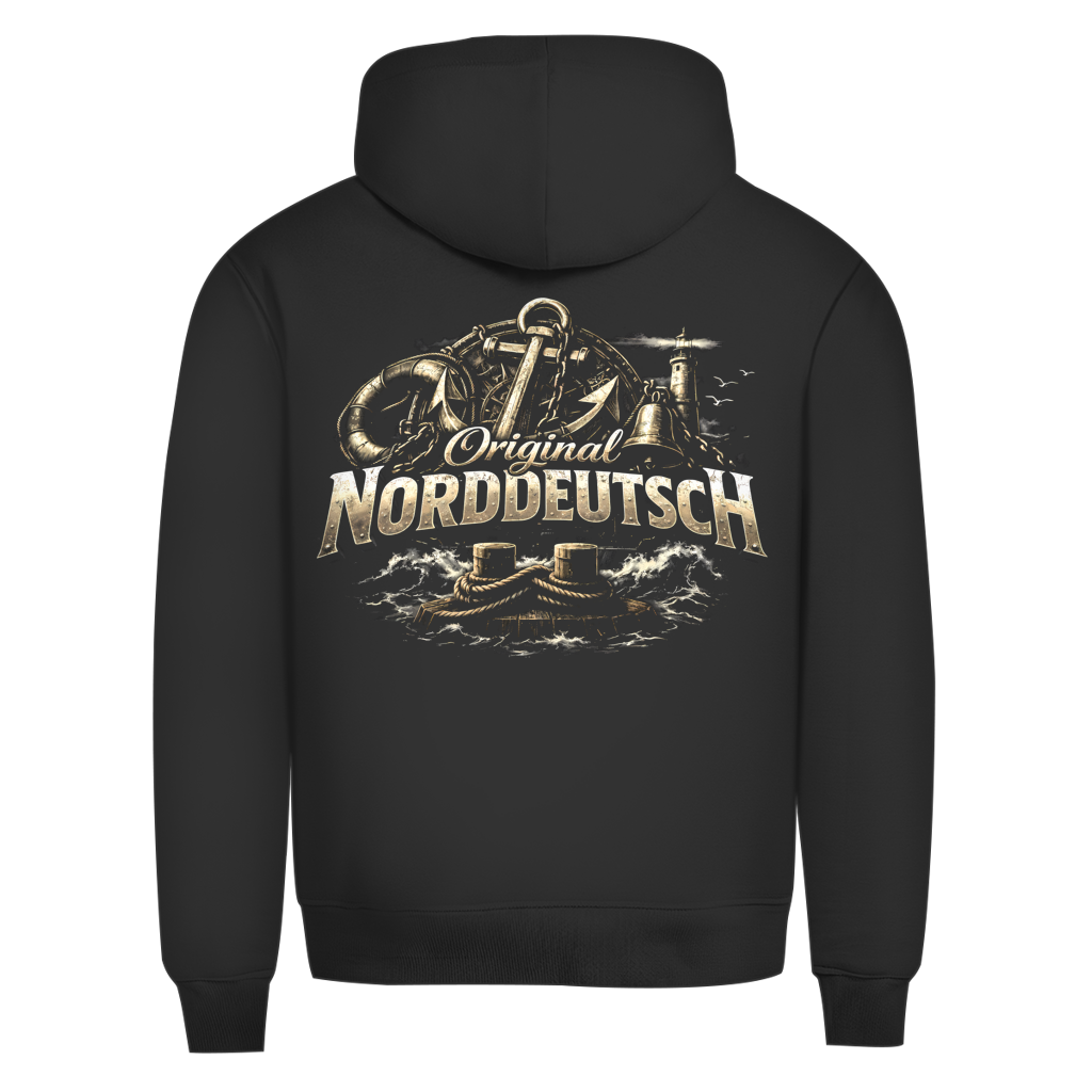 Hoodie Herren   Original NORDDEUTSCH #604 - beidseitiger Druck