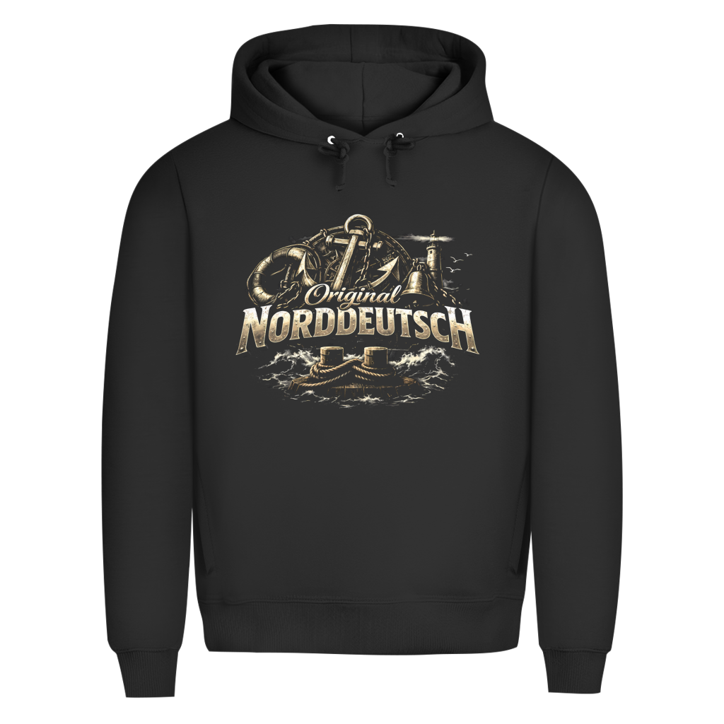 Hoodie Herren   Original NORDDEUTSCH #604 - beidseitiger Druck
