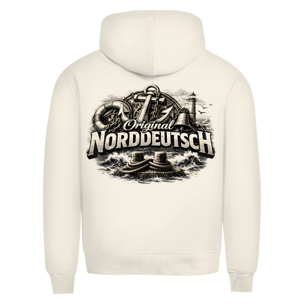 Hoodie Herren   Original NORDDEUTSCH #604 - beidseitiger Druck