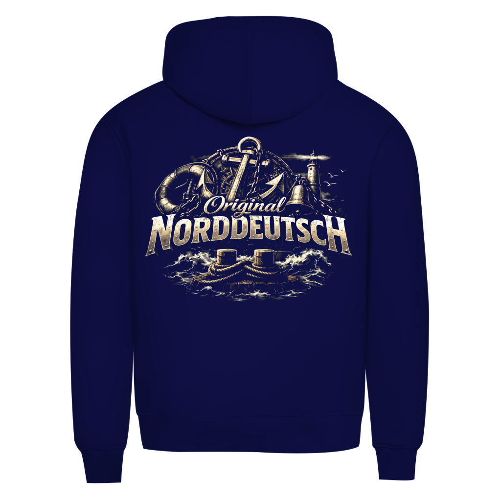Hoodie Herren   Original NORDDEUTSCH #604 - beidseitiger Druck