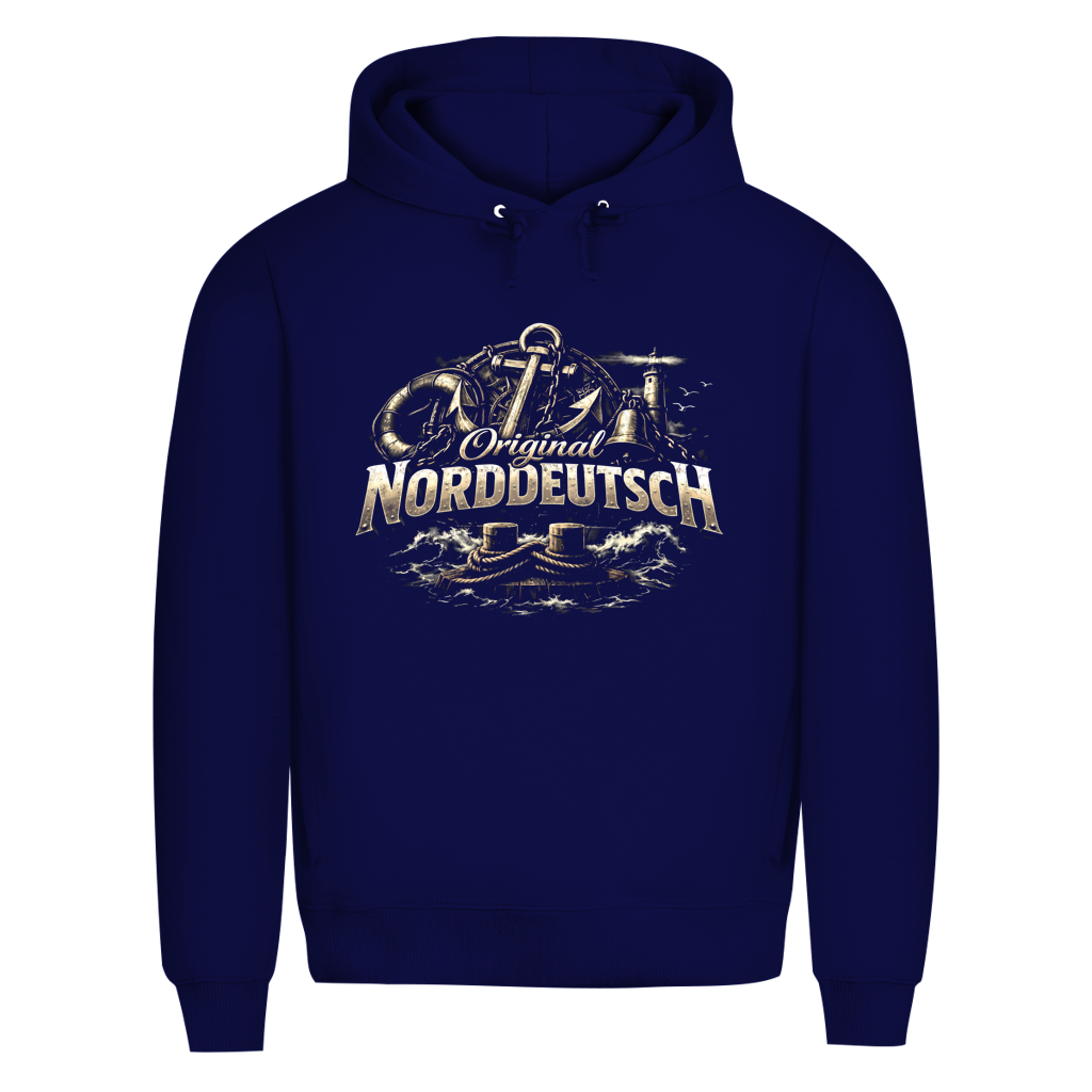 Hoodie Herren   Original NORDDEUTSCH #604 - beidseitiger Druck