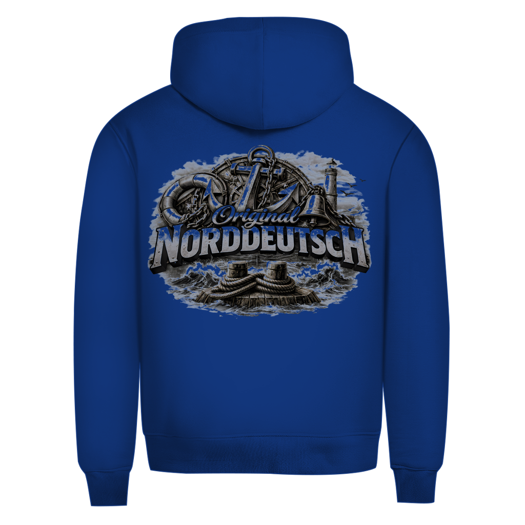 Hoodie Herren   Original NORDDEUTSCH #604 - beidseitiger Druck
