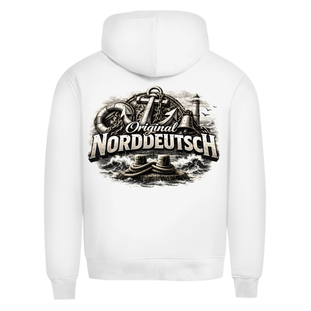 Hoodie Herren   Original NORDDEUTSCH #604 - beidseitiger Druck