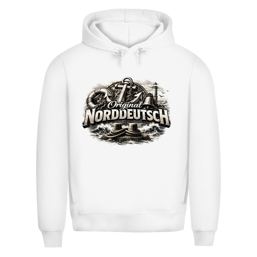 Hoodie Herren   Original NORDDEUTSCH #604 - beidseitiger Druck