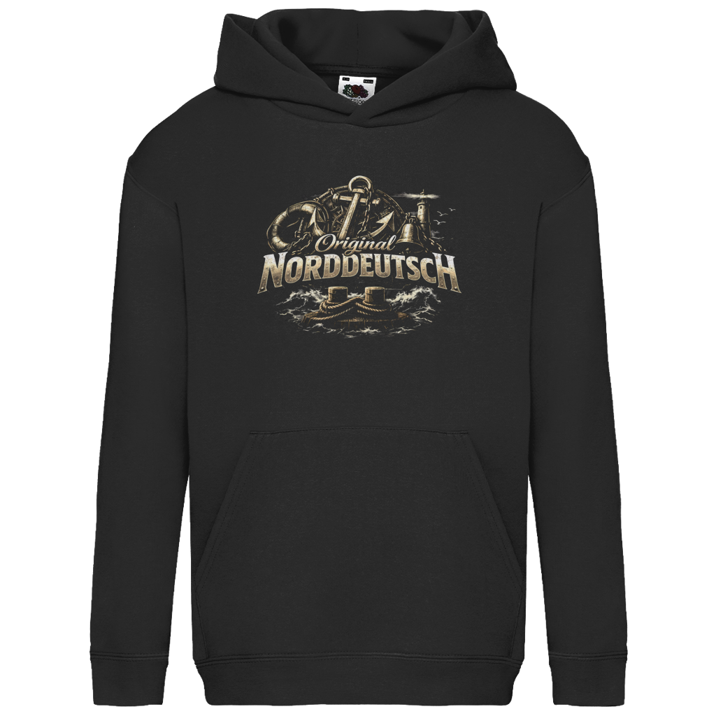 Hoodie Kinder  Original NORDDEUTSCH #604 - beidseitiger Druck