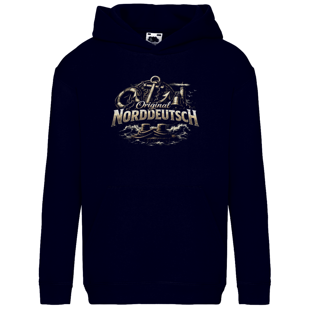 Hoodie Kinder  Original NORDDEUTSCH #604 - beidseitiger Druck