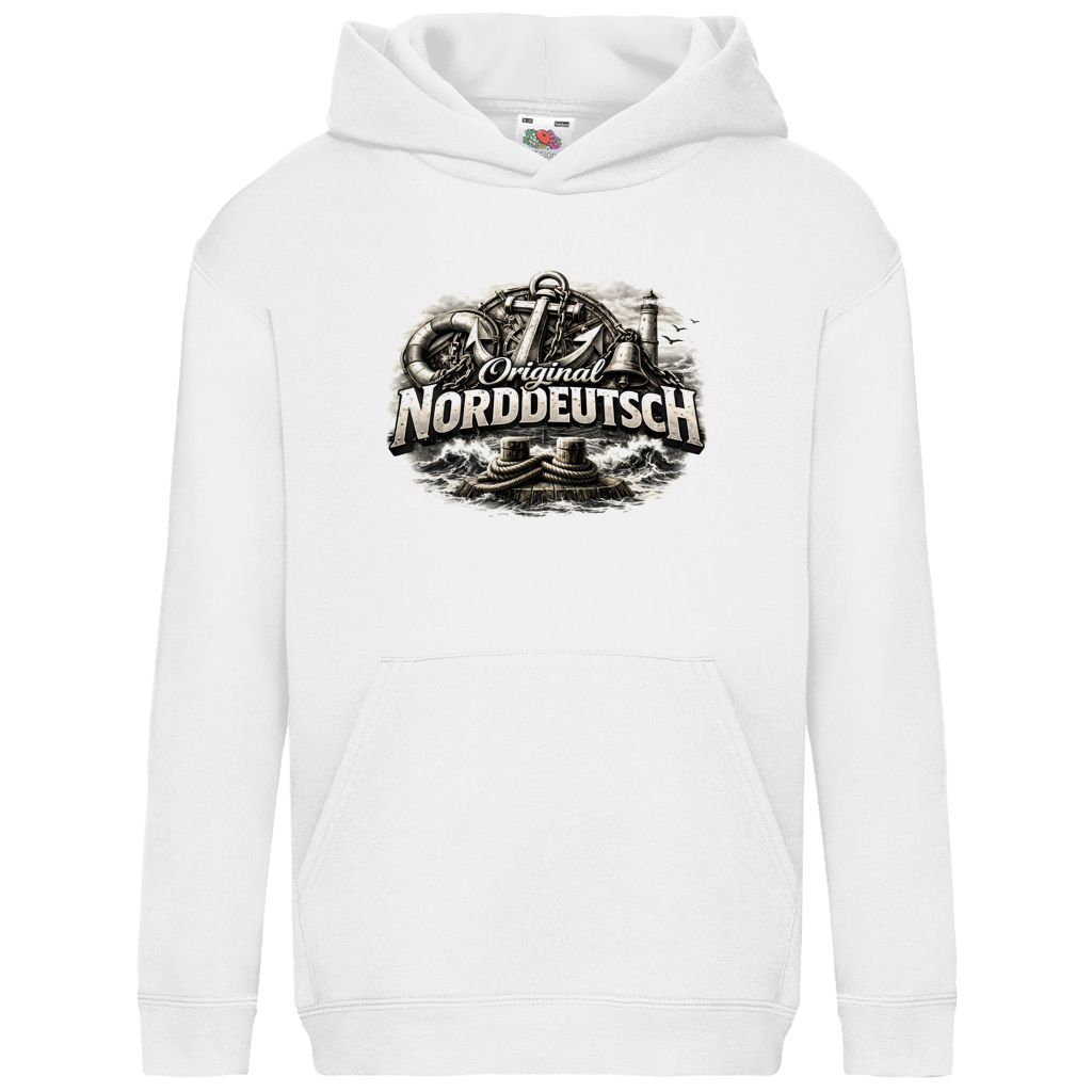 Hoodie Kinder  Original NORDDEUTSCH #604 - beidseitiger Druck