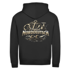 Hoodie-Jacke   Original NORDDEUTSCH #604 - beidseitiger Druck