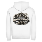 Hoodie-Jacke   Original NORDDEUTSCH #604 - beidseitiger Druck