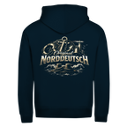 Hoodie-Jacke   Original NORDDEUTSCH #604 - beidseitiger Druck