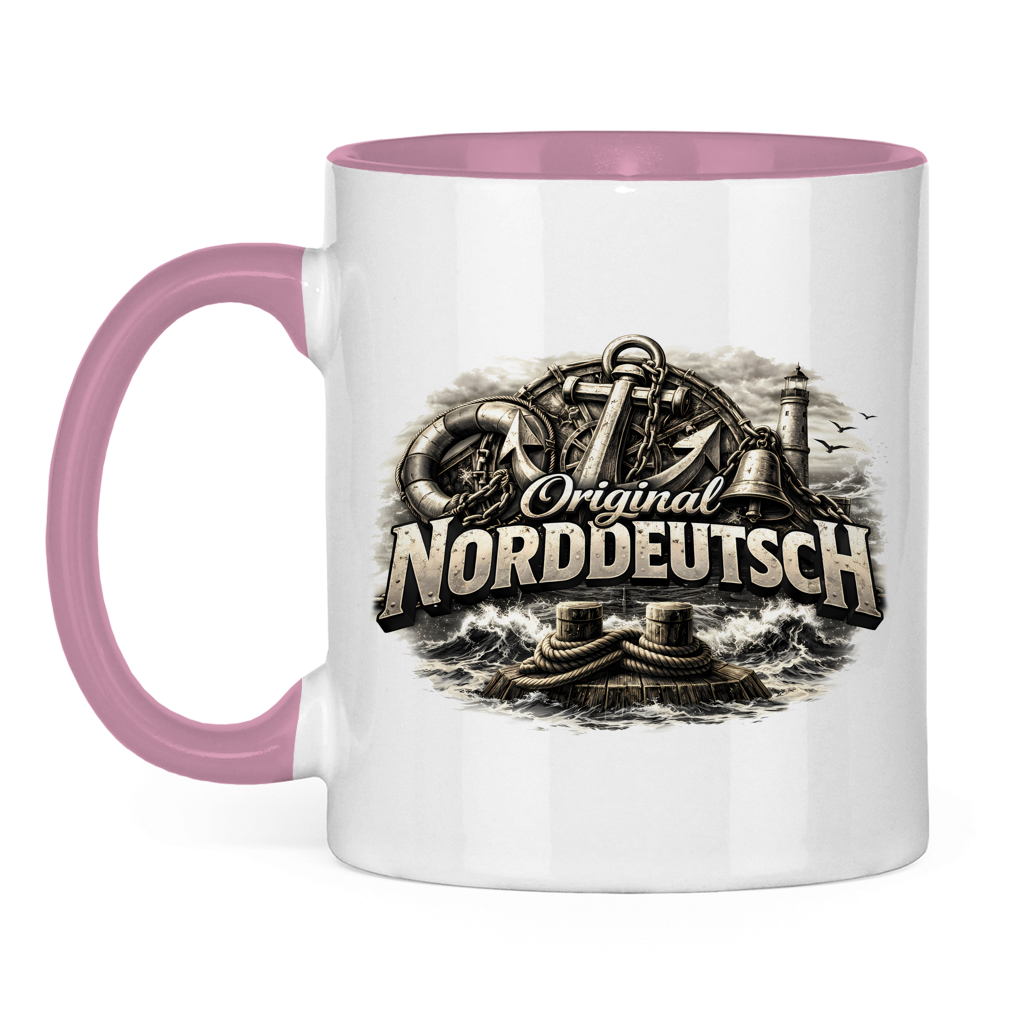 Keramik-Tasse zweifarbig   Original NORDDEUTSCH #604