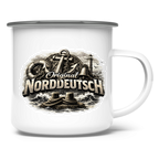 Emaille Tasse   Original NORDDEUTSCH #604